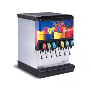 055-2705020 Countertop Ice & Soft Drink Dispenser w/ 6 Valves - 150 lb Ice Capacity, 120v