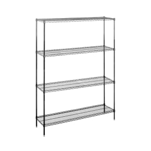 378-SSG8144 8' x 14' Shelving Kit for Walk-In Coolers/Freezers - (4) Levels, Epoxy Coated , Green