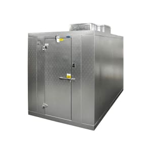 378-KLB46C Indoor Walk-In Cooler w/ Right Hinge Door - Top Mount Compressor, 4' x 6' x 6' 7"H, Floor