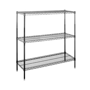 378-SSG683 6' x 8' Shelving Kit for Walk-In Coolers/Freezers - (3) Levels, Epoxy Coated , Green