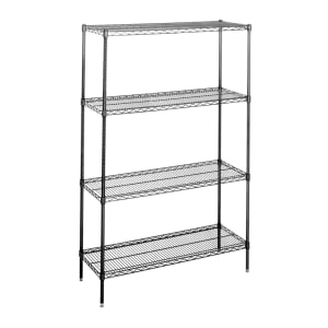 378-SSG6124 6' x 12' Shelving Kit for Walk-In Coolers/Freezers - (4) Levels, Epoxy Coated , Green