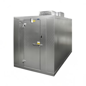 378-KLB56C Indoor Walk-In Cooler w/ Right Hinge Door - Top Mount Compressor, 5' x 6' x 6' 7"H, Floor