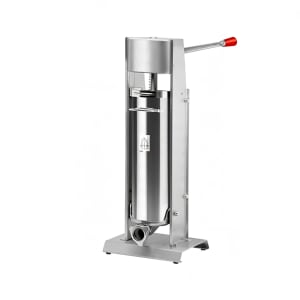 390-18207 22 lb Manual Vertical Sausage Stuffer w/ (4) Funnels, Stainless Steel