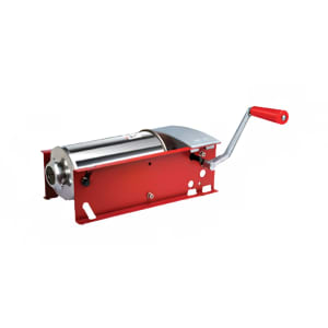 390-40517 11 lb Manual Horizontal Sausage Stuffer w/ (4) Funnels, Stainless Steel