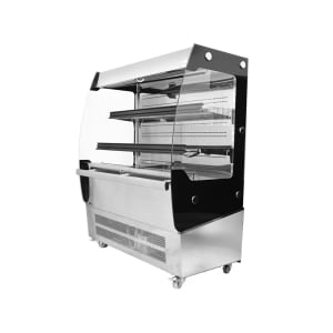 390-31809 39 3/8" Horizontal Open Air Cooler w/ (3) Levels, 110v
