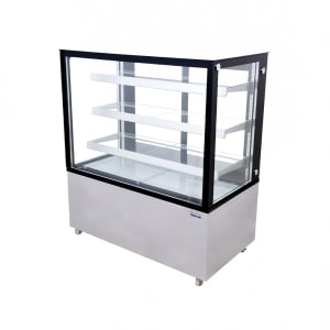 390-44383 48" Full Service Bakery Display Case w/ Straight Glass - (4) Levels, 110v