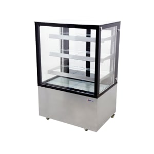 390-44382 36" Full Service Bakery Display Case w/ Straight Glass - (4) Levels, 110v