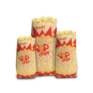 610-1029 1 oz Popcorn Bags, Red & Yellow Design