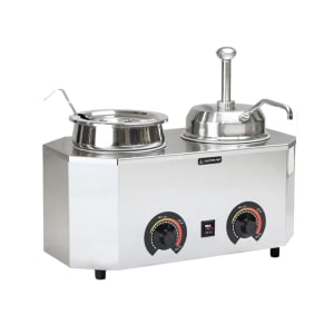 610-2029E 6 qt All Purpose Topping Warmer - 1 oz Increments & 1 oz Ladle, 120v