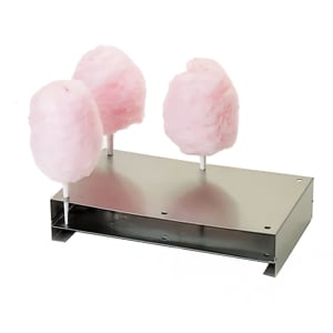 610-7900 Cotton Candy Cone Holder Tray w/ (6) Holes, Stainless