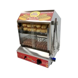610-8020 Hot Dog Steamer w/ (200) Hot Dog & (42) Bun Capacity, 120v