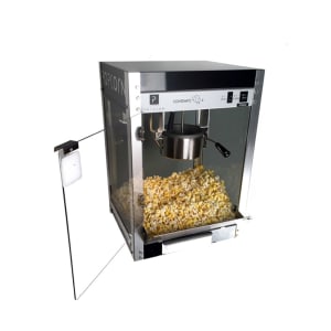 610-1104220 Popcorn Machine w/ 4 oz Kettle & Black Finish, 120v