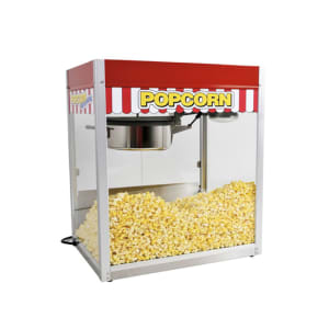 610-1112810 Popcorn Machine w/ 14 oz Kettle & Red Finish, 120v
