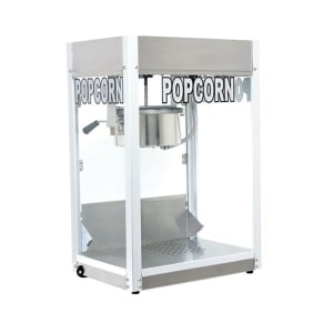 610-1108710 Popcorn Machine w/ 8 oz Kettle & Silver Finish, 120v