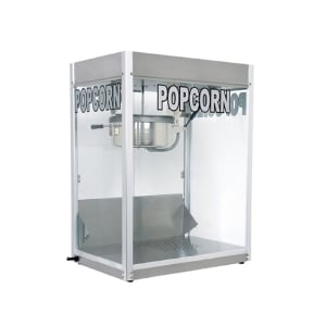 610-1116710 Popcorn Machine w/ 16 oz Kettle & Silver Finish, 120v