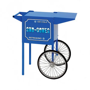610-3080030 Small Snow Cone Cart w/ Storage, Blue