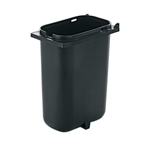 003-83149 3 1/2 qt Fountain Jar w/ Notch for Ladle, Polypropylene, Black