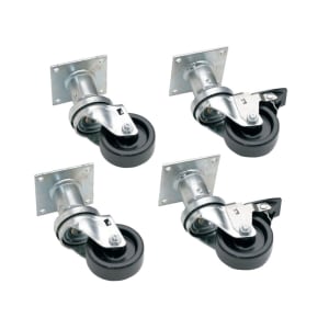 169-B3901501 (4)6" Swivel Casters for Economy Food Fish Doughnut Fryers