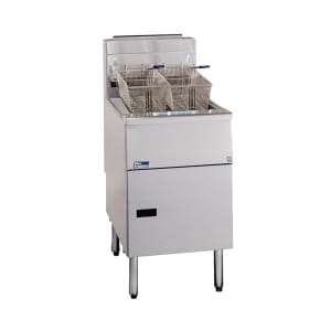 169-SG18SNG Gas Fryer - (1) 90 lb Vat, Floor Model, Natural Gas