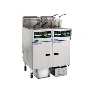 169-SSHLV14TCFD Gas Fryer - (2) 17 lb Vats, Floor Model, NG