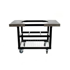 632-PRM320 Heavy Duty Cart w/ Basket & Stainless Steel Side Table For Junior Oval (PRM320)