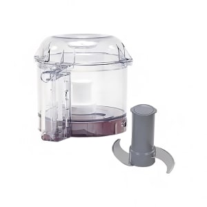 126-27271 3 qt Bowl Assembly Kit for R2Dice w/ 3 Items, Clear Plastic