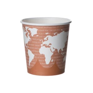 188-EPBHC10WA World Art™ 10 oz Disposable Hot Cup - PLA, Printed