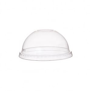 188-EPBSC5DLID World Art™ Dome Lid for 5 oz Food Containers - PLA, Clear