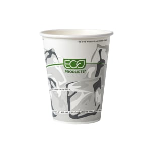 188-EPCP12 12 oz GreenStripe® Disposable Cold Cup - Paper, Printed