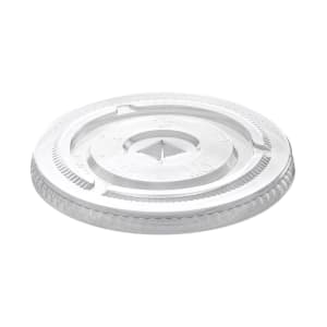 188-EPCRFL BlueStripe™ Flat Lid for 9 to 24 oz Cold Cups - PET, Clear