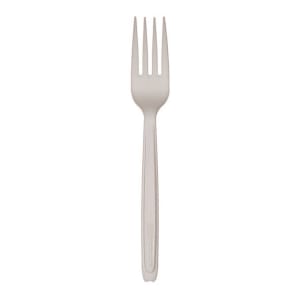 188-EPCE6FKWHT 6" Cutlerease™ Disposable Fork - PLA, White
