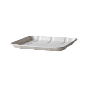 188-EPMP20SNFA Vanguard® Meat & Produce Tray - 8 1/2" x 6 1/2", Molded Fiber, White