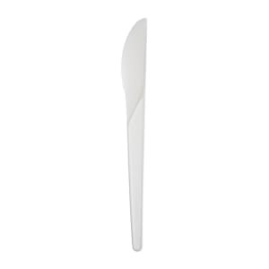 188-EPS011 6" Plantware® Disposable Knife - PLA, White