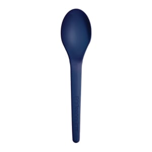 188-EPS013BLU 6" Plantware® Disposable Spoon - PLA, Blue