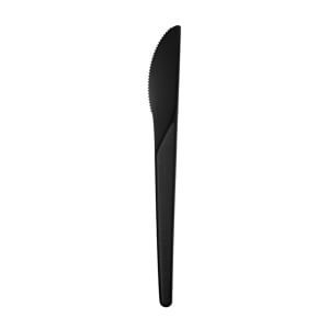 188-EPS011BLK 6" Plantware® Disposable Knife - PLA, Black
