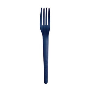188-EPS017BLU 7" Plantware® Disposable Fork - PLA, Blue