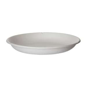 188-EPSCR9NFA 9" Round Vanguard® WorldView™ Take-Out Container - Molded Fiber, White