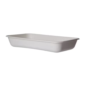 188-EPSCRC107 Rectangular WorldView™ Take-Out Container - 10" x 7", Molded Fiber, White