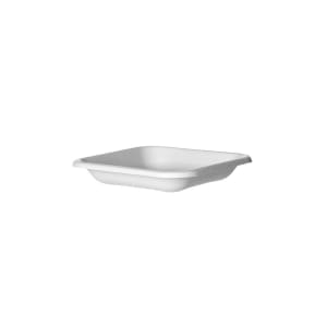 188-EPSCS5NFA 5" Square Vanguard® WorldView™ Take-Out Container - Molded Fiber, White