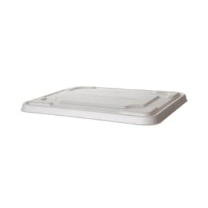 188-EPSCTR1310LIDNFA Vanguard® Regalia™ Flat Lid for 13" x 10" Half Pans - Molded Fiber, White