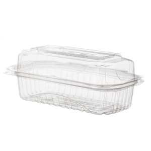 188-EPLC96 Hinged Lid Food Container - 9" x 6" x 3", PLA