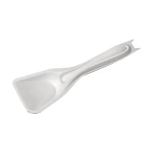 188-EPSCSP10NFA 10" Vanguard® Regalia™ Disposable Serving Spoon/Spatula - Molded Fiber, White