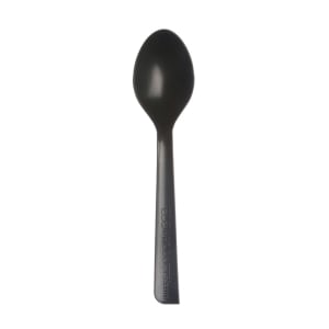 188-ESVSPBK500 7" Vine™ Disposable Spoon - PLA, Black
