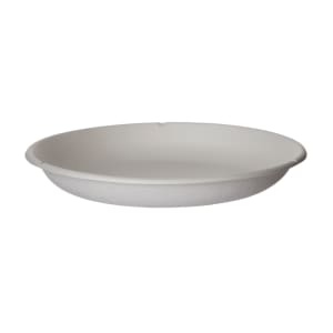 188-EPSCR9 9" Round WorldView™ Take-Out Container - Molded Fiber, White