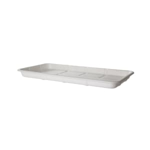 188-EPMP25SNFA Vanguard® Meat & Produce Tray - 14 3/4" x 8 1/4", Molded Fiber, White