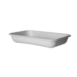 188-EPSCRC24NFA 24 oz Rectangular Vanguard® WorldView™ Take-Out Container - Molded Fiber, White