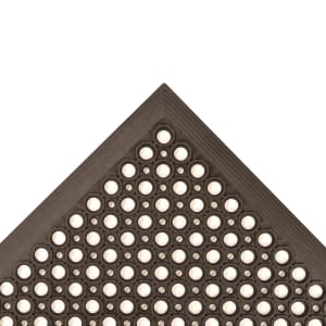 195-562S0315BL Sanitop® Grease-Resistant Floor Mat, 3' x 15', 1/2" Thick, Black