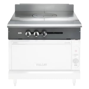 207-V1FT36NG 36" Gas Range Top w/ (1) French Top - Modular, Natural Gas