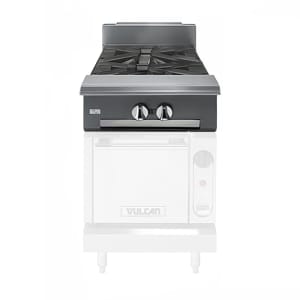 207-V2B12LP 12" 2 Burner Gas Range Top - Modular, Liquid Propane