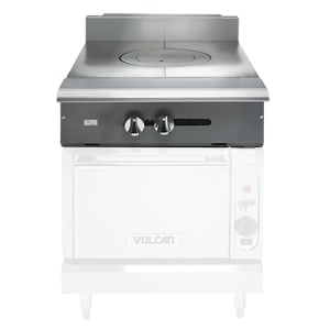 207-V1FT18LP 18" Gas Range Top w/ (1) French Top - Modular, Liquid Propane